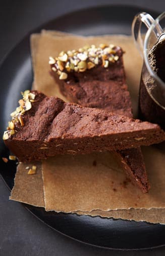 Chocolate Cayenne Shortbread Cookies