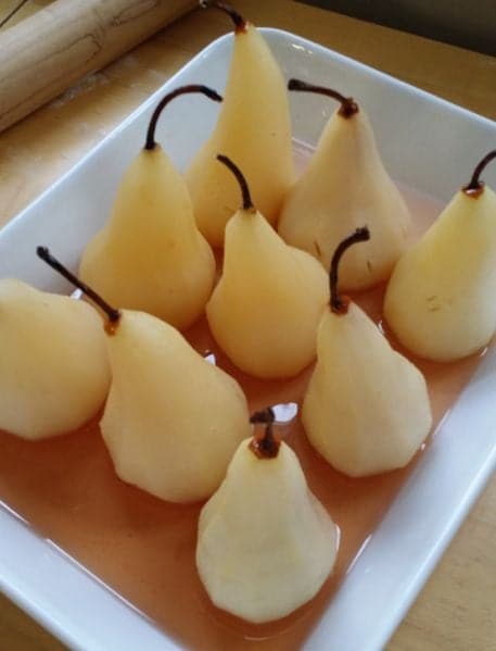 Soaking Pears